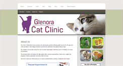 Desktop Screenshot of glenoracatclinic.com